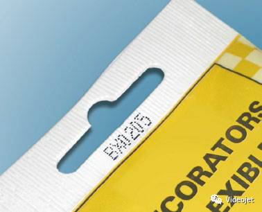 塑料包装纸卡上的字符喷码