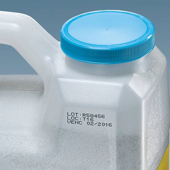 0_6-4 HDPE塑料容器上的批号和日期标识