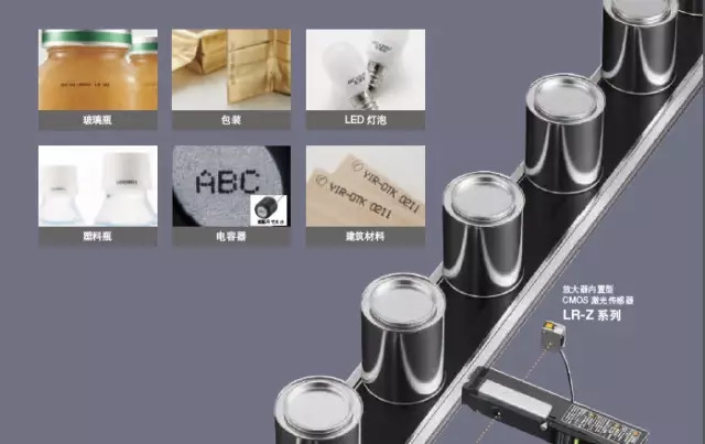 瓶罐输送线示意与分歧物件字符样例拼图